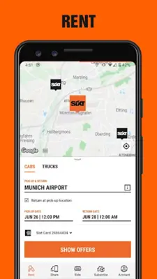 Sixt android App screenshot 7